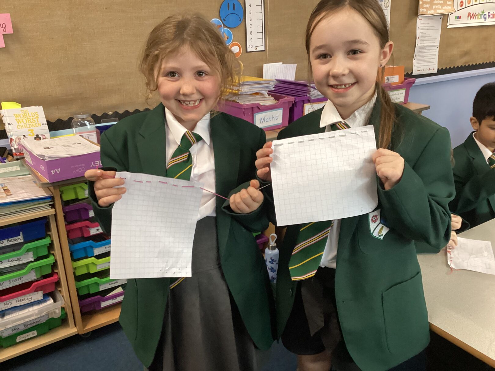 Header image for Year 2 – Design Technology (Running stitch)