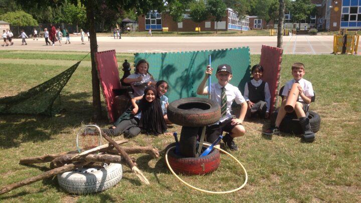 Featured image for Year 5: Outdoor Learning-  Interactive installation